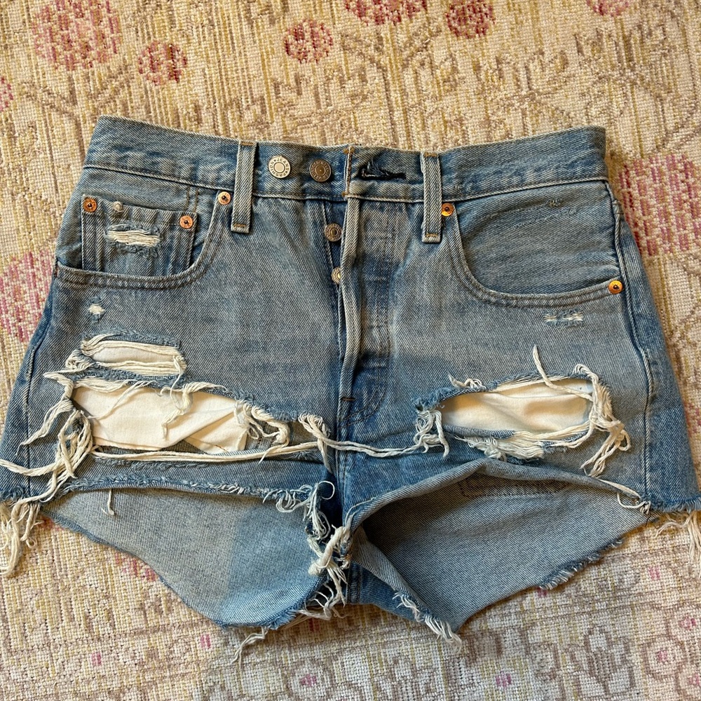 Levi 501 original shorts - light wash
